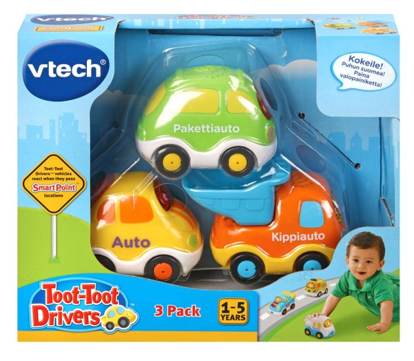 VTECH Toot Toot Drivers Ajoneuvot 3kpl