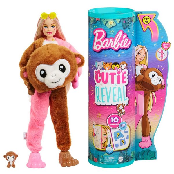 BARBIE Cutie Reveal Jungle Friends, Apina